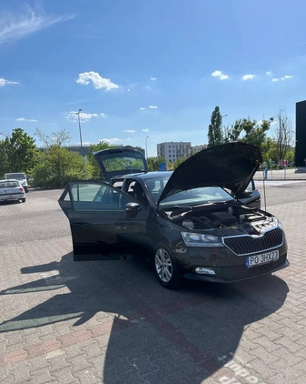 Skoda Fabia cena 36000 przebieg: 179000, rok produkcji 2018 z Poznań małe 172